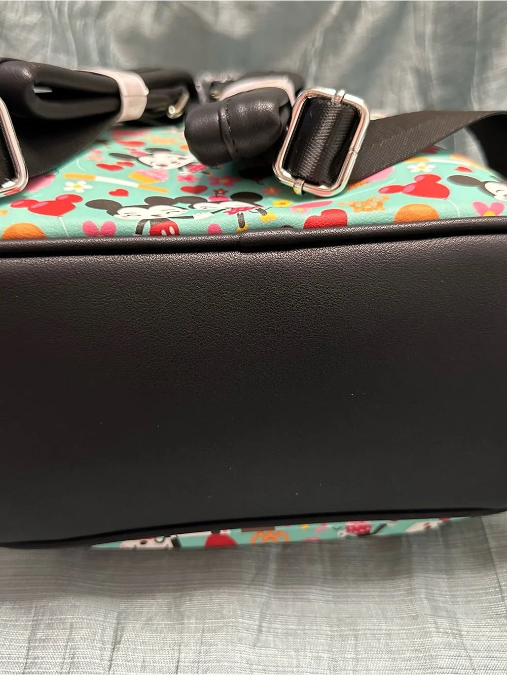 Loungefly Disney Parks Mickey & Minnie Snacks AOP Mini Backpack